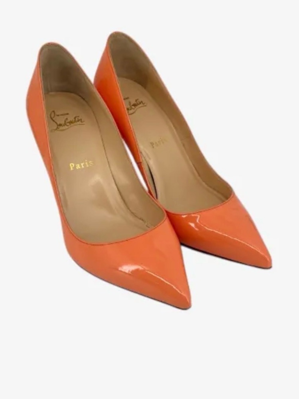 Christian Louboutin Pigalle 85 in Mango Full Inclusion with COA